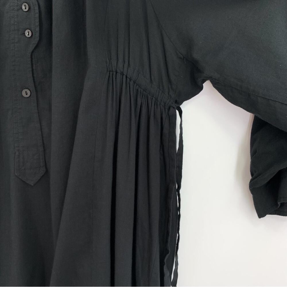 ISABEL MARANT Étoile Cotton Tunic Dress Black 3 - Picture 4 of 11